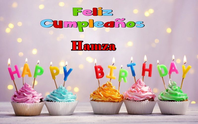 Feliz Cumpleaños Hamza Mini Corazón Lata Regalo presente para Hamza Con Chocolates