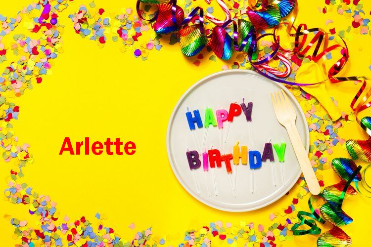 Happy Birthday Arlette