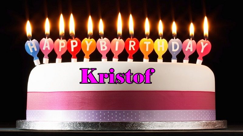 Happy Birthday Kristof
