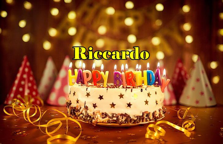 Happy Birthday Riccardo