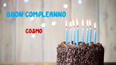 Tanti Auguri Cosmo Buon Compleanno