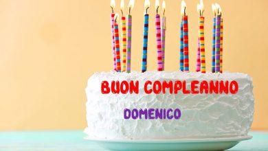 Tanti Auguri Domenico Buon Compleanno