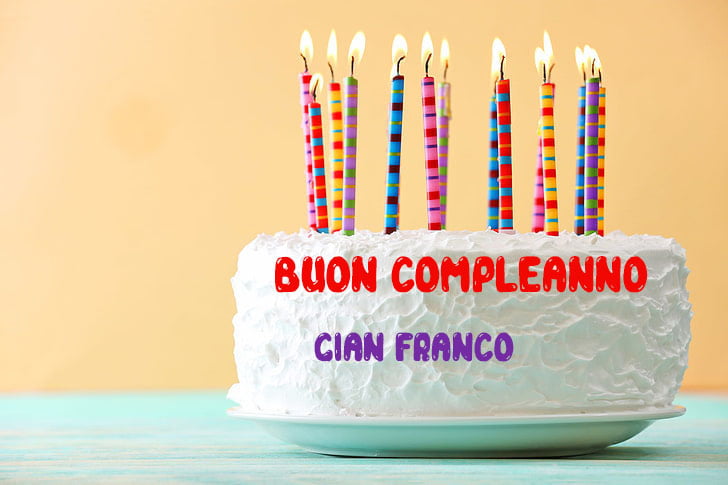 Tanti Auguri Gian Franco Buon Compleanno