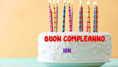 Tanti Auguri Ion Buon Compleanno