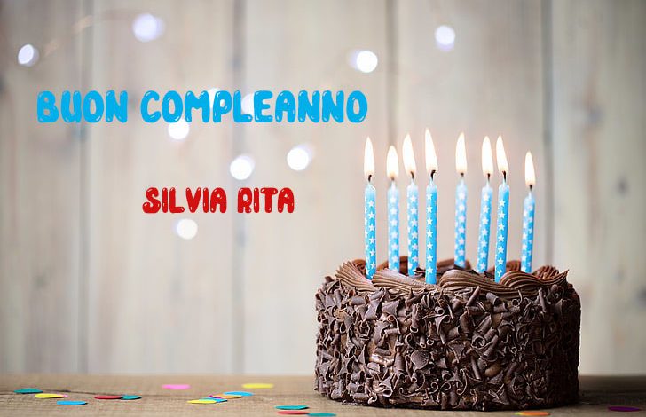 Tanti Auguri Silvia Rita Buon Compleanno