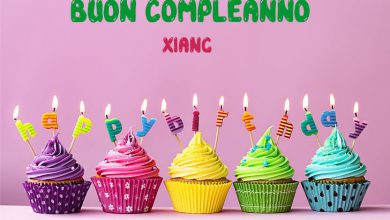 Tanti Auguri Xiang Buon Compleanno