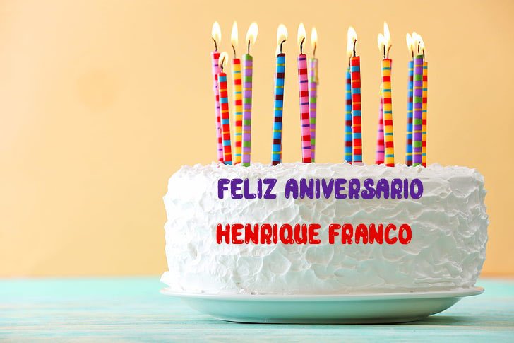 Feliz Aniversario henrique franco