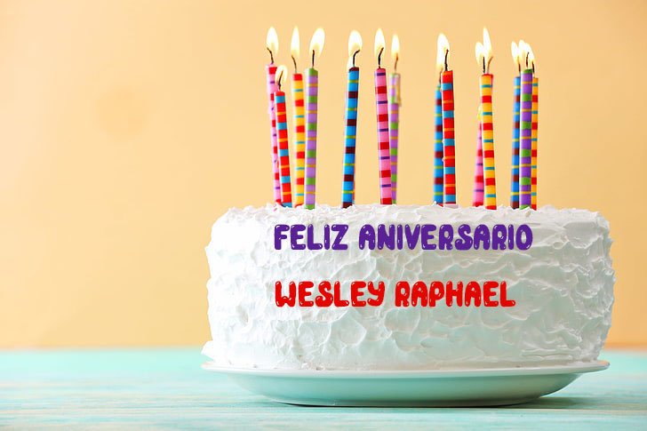 Feliz Aniversario wesley raphael
