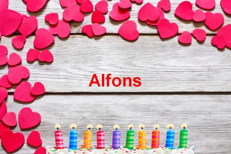 Alles Gute zum Geburtstag Alfons - Alles Gute zum Geburtstag Alfons