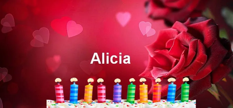 Alles Gute zum Geburtstag Alicia