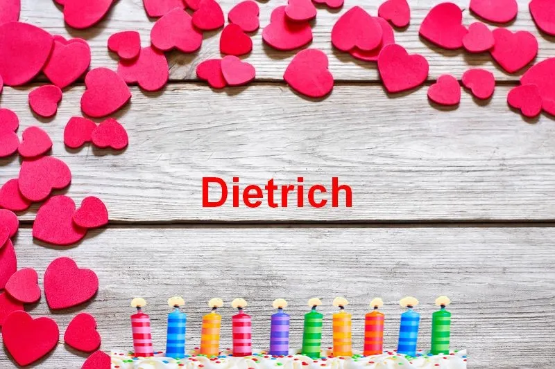 Alles Gute zum Geburtstag Dietrich
