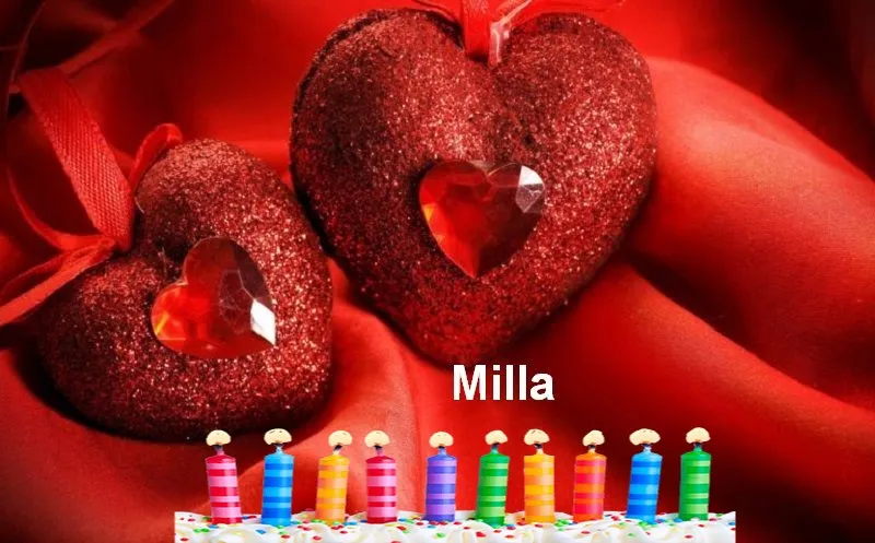 Alles Gute zum Geburtstag Milla - Alles Gute zum Geburtstag Milla